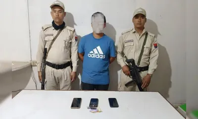 manipur  unlf p cadre held for running illegal highway tax racket