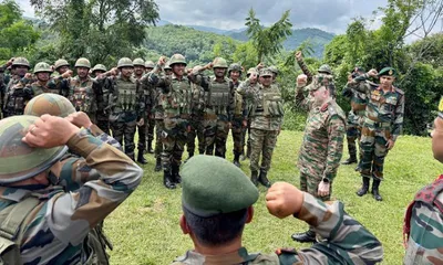 spear corps goc reviews manipur–myanmar border security ahead of pm modi’s visit