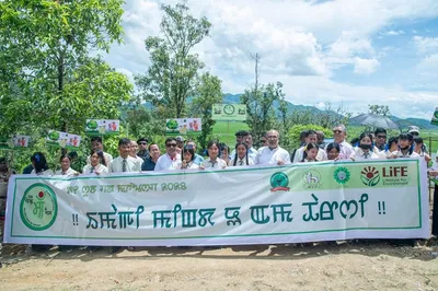 manipur cm celebrates ‘van mahotsav’ with school students