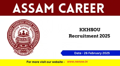 assam career   kkhsou recruitment 2025