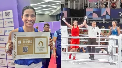 indian boxer lovlina borgohain loses to china s q li at paris olympics