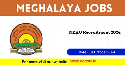 meghalaya jobs   nehu recruitment 2024