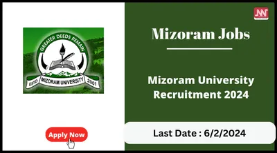 mizoram jobs   mizoram university recruitment 2024