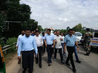 inter ministerial central team begins flood loss assessment in tripura