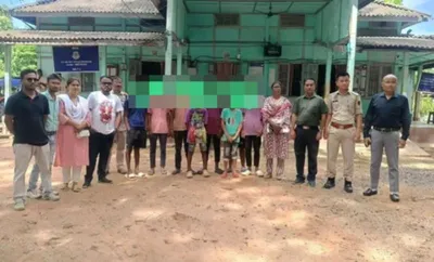 assam  hojai administration rescues seven children in anti child labour drive