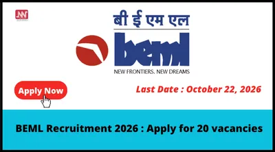 beml recruitment 2026   apply for 20 vacancies