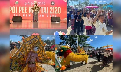 assam  arunachal leaders stress unity at poy pi mau tai festival in namsai