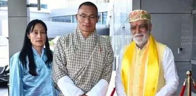 bhutan pm arrives in india on five day tour