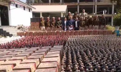 manipur excise department destroys seized liquor worth over rs 84 lakh in imphal