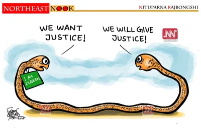 northeast nook  cartoon by nituparna rajbongshi  october 19  2025