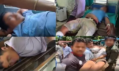 eight injured in firing along assam arunachal border near gogamukh