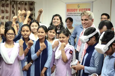 in a first  assam’s kamrup district organises trial voting through vr tech