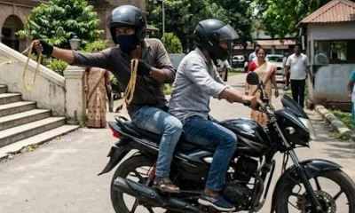 assam  motorcycle borne men snatch gold necklace worth rs 5 lakh in digboi