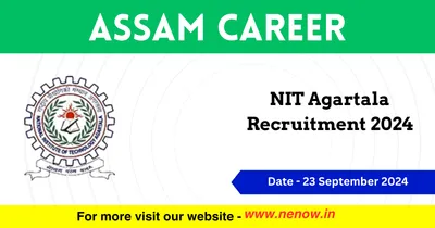 tripura jobs   nit agartala recruitment 2024