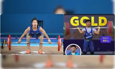 manipur governor praises mirabai chanu  chanambam rishikanta singh for commonwealth gold wins