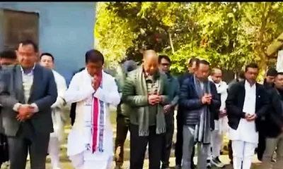 mps and mlas take oath for restoration of peace in manipur