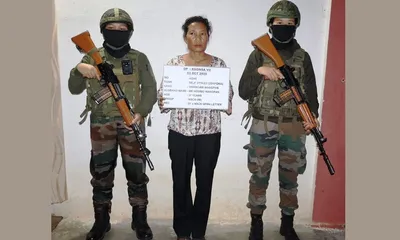 nscn  im  female cadre surrenders to assam rifles in arunachal pradesh