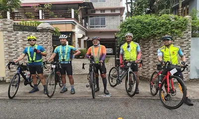 assam  crpf officer from dibrugarh completes 600 km endurance cycling expedition