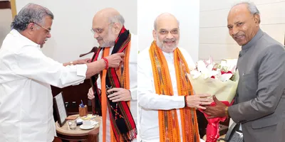 governors of nagaland and meghalaya meet amit shah