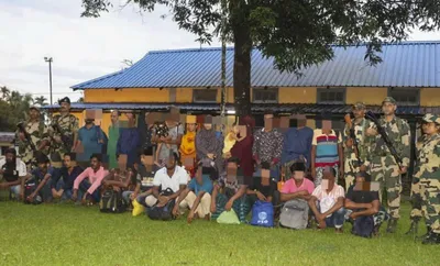 meghalaya  two bsf personnel injured in attack by suspected cattle smugglers