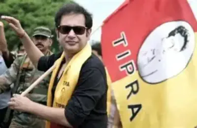 tripura  pradyot alleges hurdles ahead of tipra motha rally