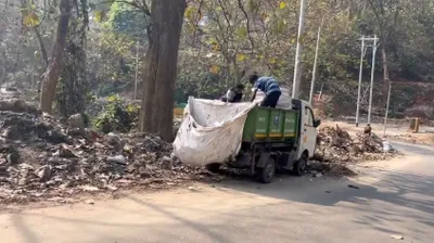 assam  guwahati residents up in arms as gmc dumps garbage in residential area
