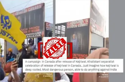fact check  video of ‘pro khalistan’ rally in canada falsely linked to delhi cm arvind kejriwal