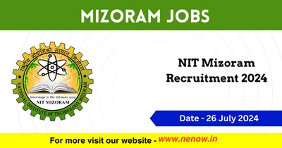 mizoram jobs   nit mizoram recruitment 2024