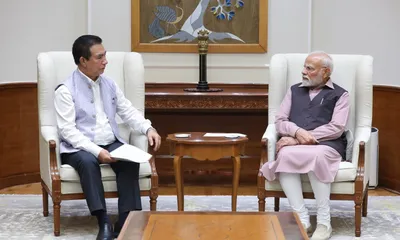 mizoram cm discusses myanmar conflict and development projects with pm modi