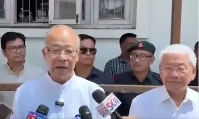 manipur  okram ibobi singh accuses bjp of using welfare schemes for electoral gains