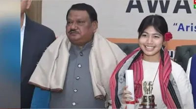 manipur  licypriya kangujam receives national youth day award