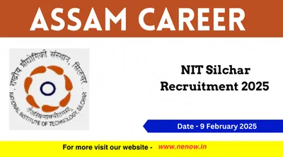 assam career   nit silchar recruitment 2025