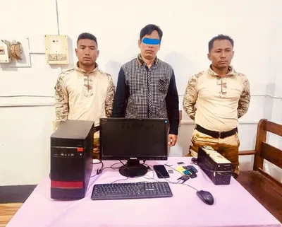 manipur  kykl cadre involved in extortion case arrested in bishnupur 
