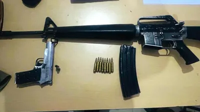 security forces nab man with m16 assault rifle  pistol in manipur