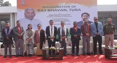 meghalaya  raj bhavan inaugurated in tura