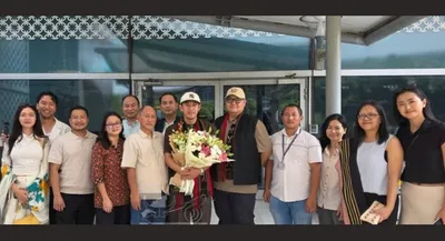 nagaland  filmmaker theja rio returns to delhi after ‘angh’ wins at tiff 2026