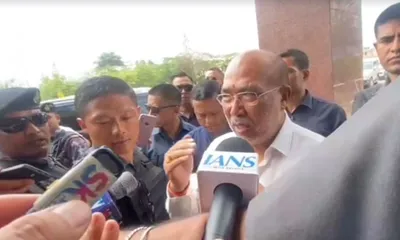 manipur protests escalate  former cm n  biren singh urges peace  amp  unity