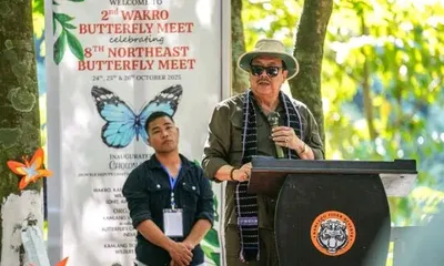 arunachal  chowna mein champions eco tourism and conservation at 2nd wakro butterfly meet