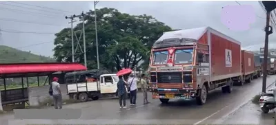 manipur  kuki groups block nh 102  nagas impose bandh in foothills