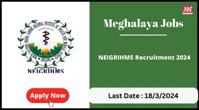 meghalaya jobs   neigrihms recruitment 2024