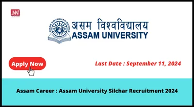 assam career   assam university silchar recruitment 2024