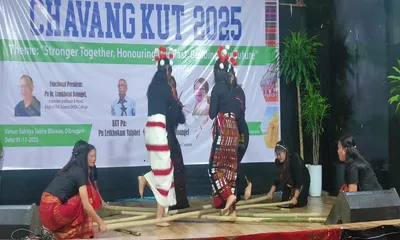 assam  kuki chavang kut celebrated in dibrugarh with pomp