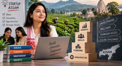 assam startup ecosystem sees strong women participation  funding  business skills remain gaps  report