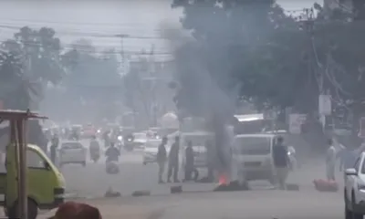 two arrested for attack on police during bandh in manipur