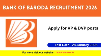bank of baroda recruitment 2026   apply for vp  amp  dvp posts