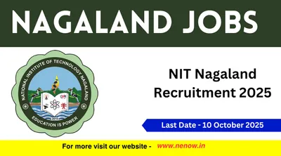nagaland jobs   nit nagaland recruitment 2025