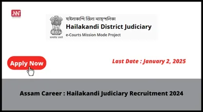 assam career   hailakandi judiciary recruitment 2024