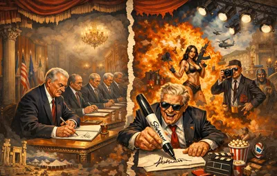 from political theater to viral spectacle  decline of substance in modern politics