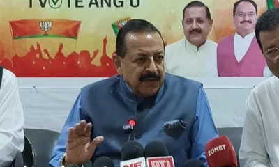 mizoram needs  double engine  government for development  union minister jitendra singh