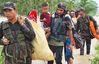 assam floods  indian army presses its rescue and relief columns into service